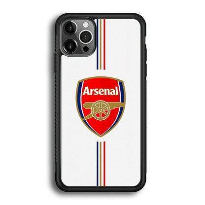 Arsenal FC Stripe iPhone 12 Pro Max Case