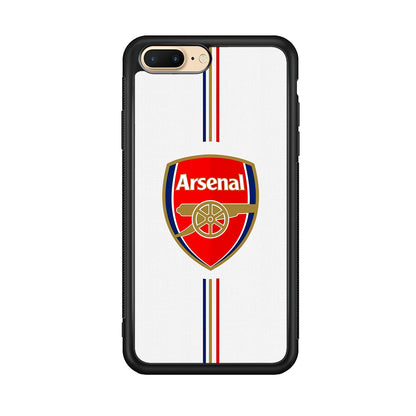 Arsenal FC Stripe iPhone 8 Plus Case