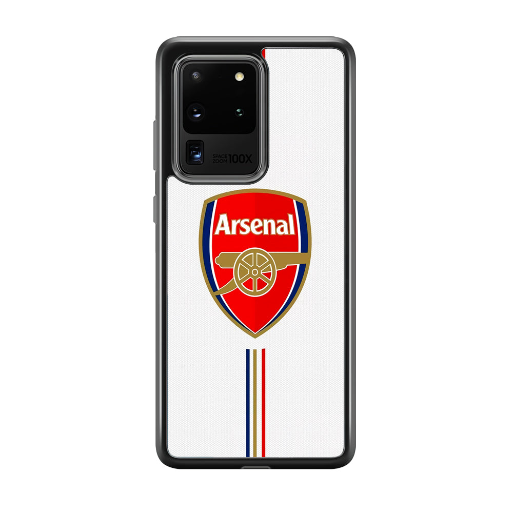 Arsenal FC Stripe Samsung Galaxy S20 Ultra Case