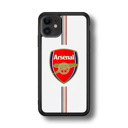 Arsenal FC Stripe iPhone 11 Case