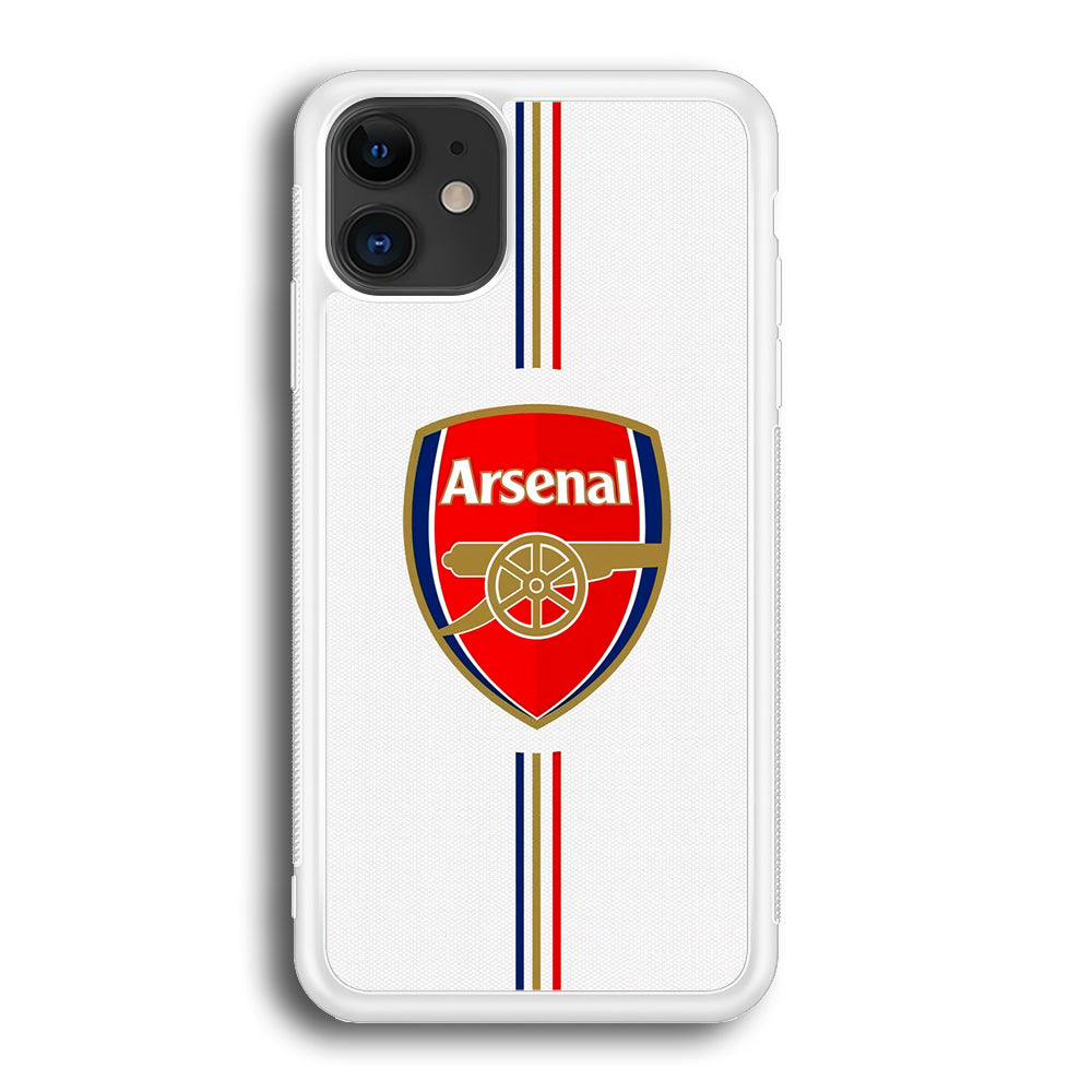 Arsenal FC Stripe iPhone 12 Case