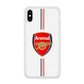 Arsenal FC Stripe iPhone XS Case