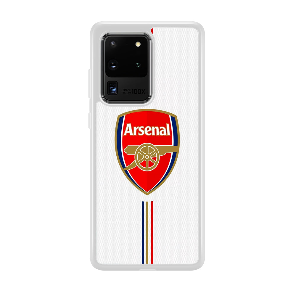 Arsenal FC Stripe Samsung Galaxy S20 Ultra Case