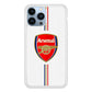 Arsenal FC Stripe iPhone 13 Pro Max Case