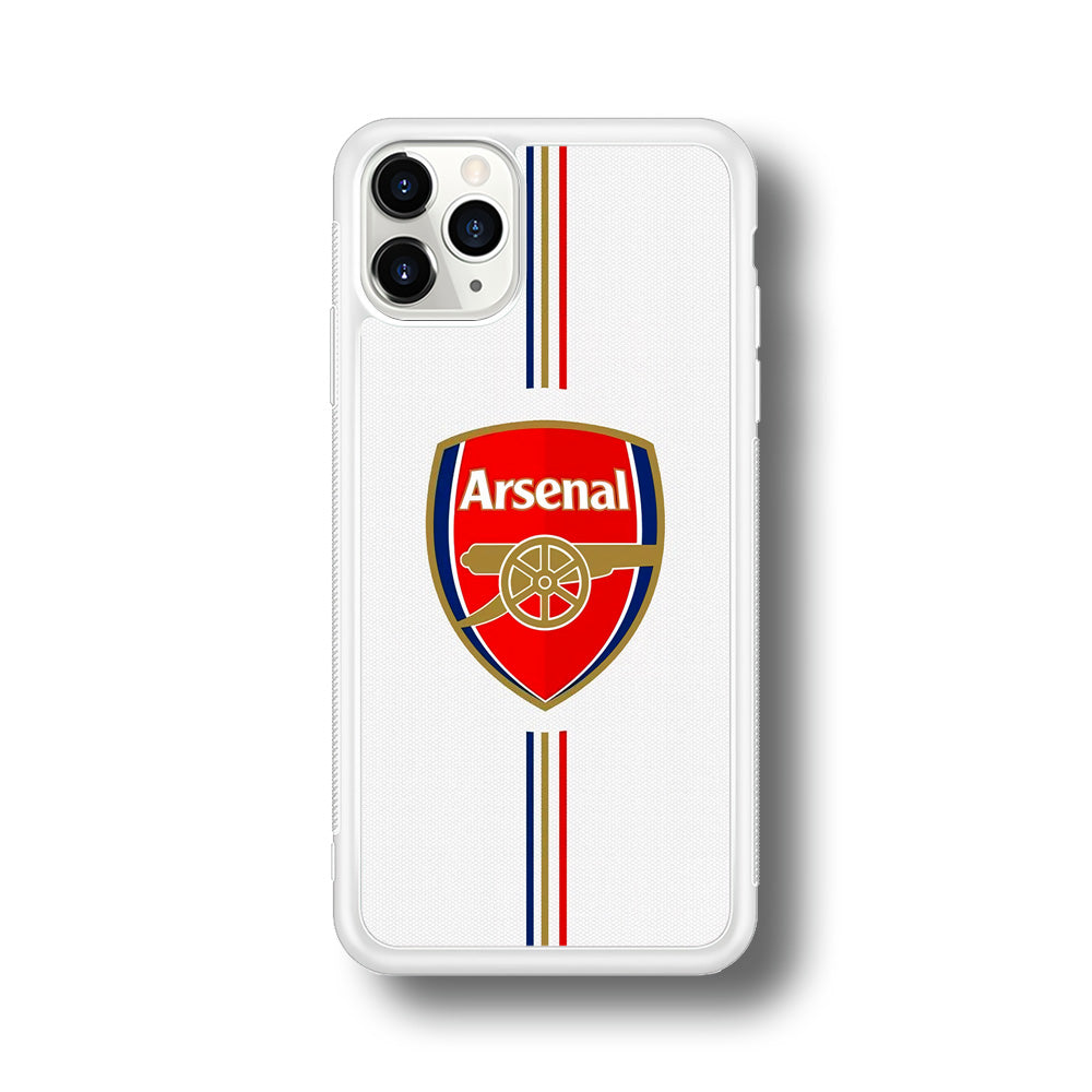 Arsenal FC Stripe iPhone 11 Pro Max Case