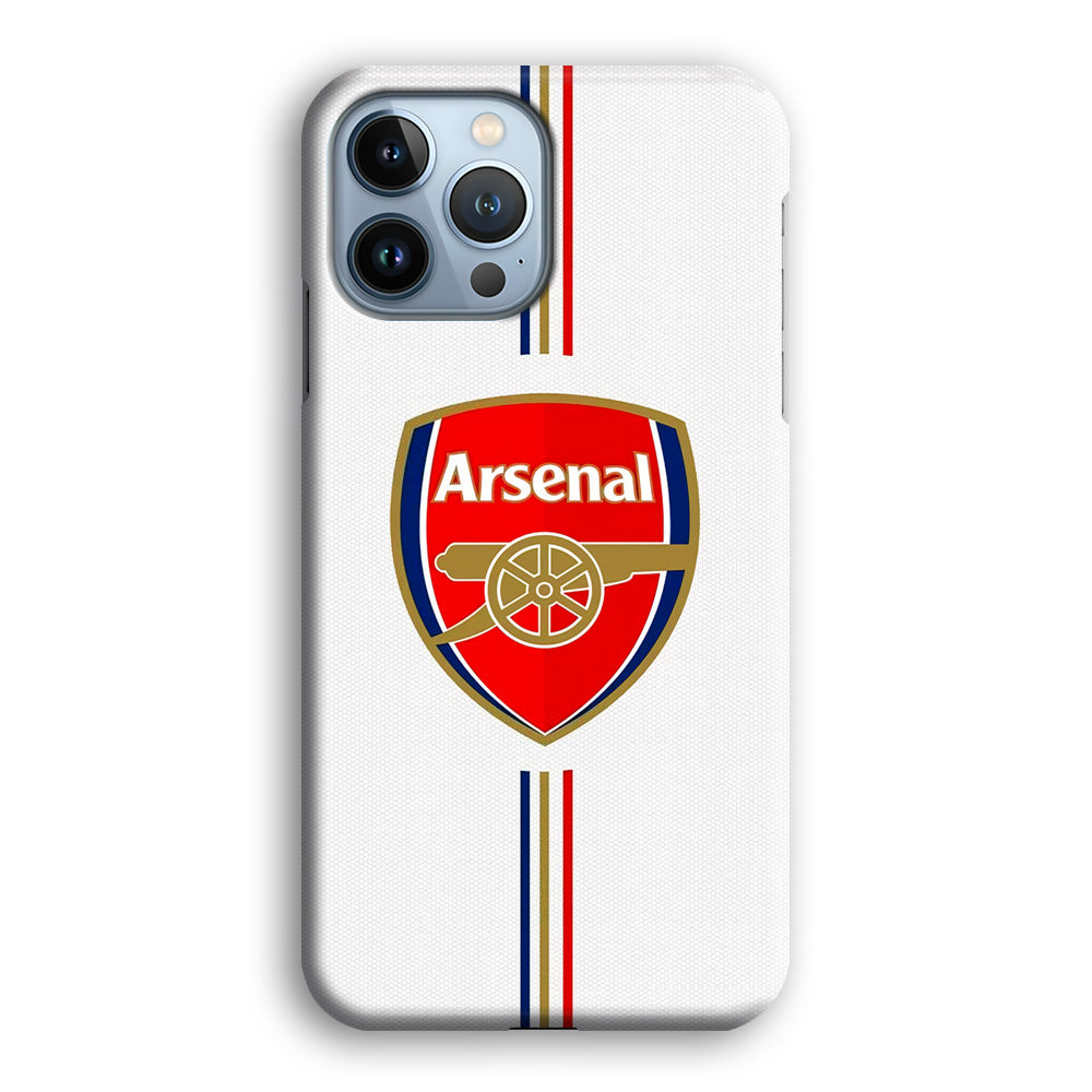 Arsenal FC Stripe iPhone 13 Pro Max Case