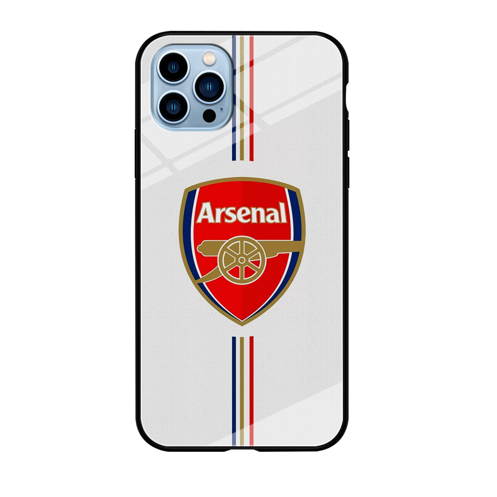 Arsenal FC Stripe iPhone 12 Pro Max Case