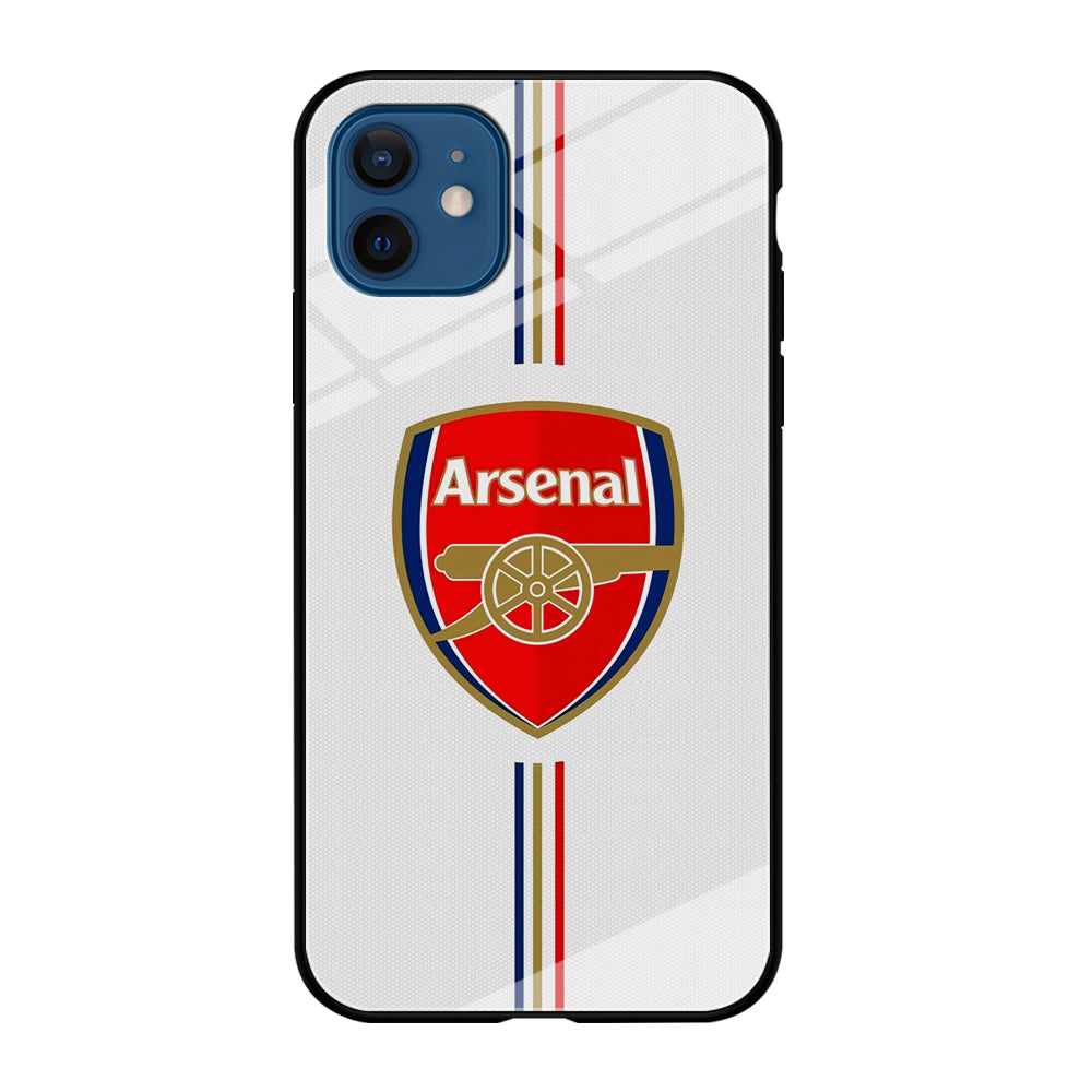 Arsenal FC Stripe iPhone 12 Case