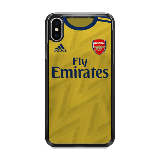 Arsenal Away Jersey Yellow iPhone Xs Case