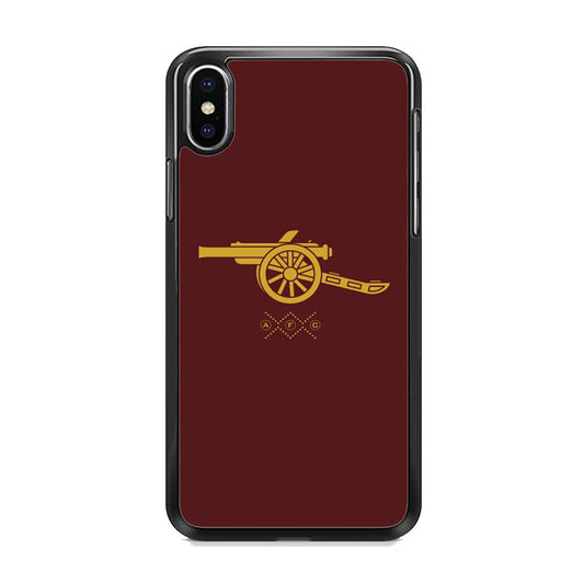 Arsenal Gooner Maroon iPhone Xs Case