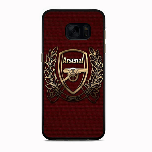 Arsenal Maroon Gold Logo Team Samsung Galaxy S7 Case
