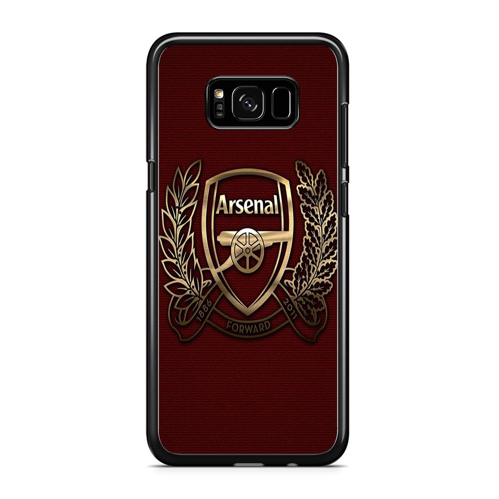 Arsenal Maroon Gold Logo Team Samsung Galaxy S8 Case