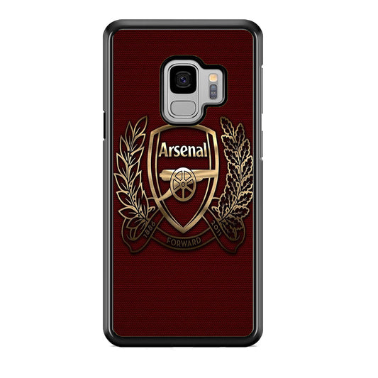 Arsenal Maroon Gold Logo Team Samsung Galaxy S9 Case