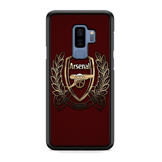 Arsenal Maroon Gold Logo Team Samsung Galaxy S9 Plus Case