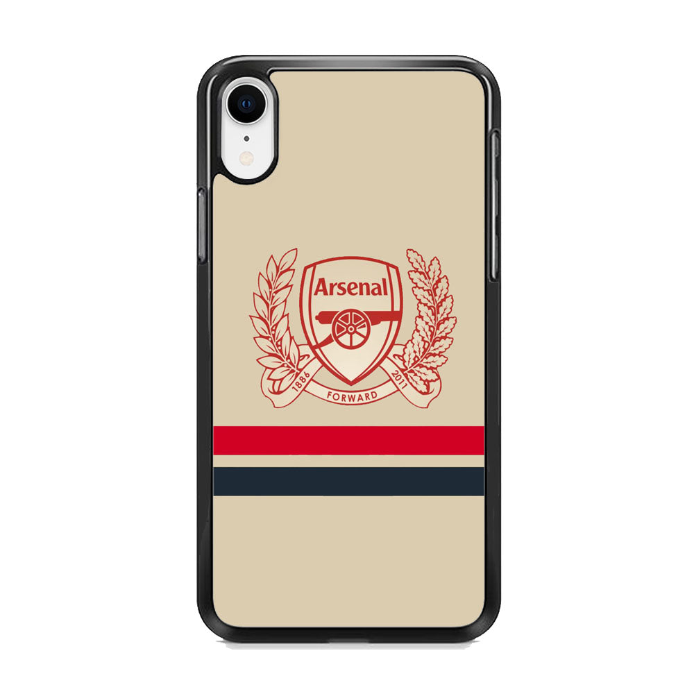 Arsenal Stripe Logo iPhone XR Case