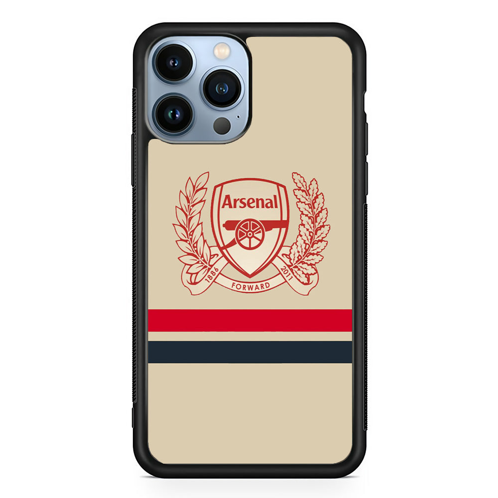 Arsenal Stripe Logo iPhone 13 Pro Max Case