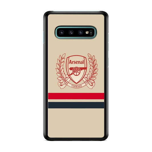 Arsenal Stripe Logo Samsung Galaxy S10 Case