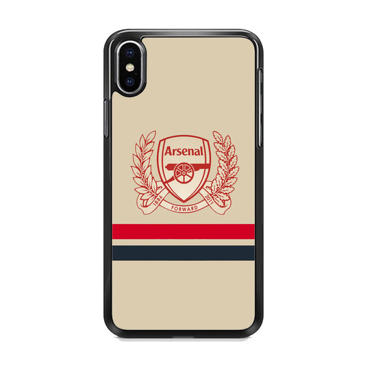 Arsenal Stripe Logo iPhone Xs Case