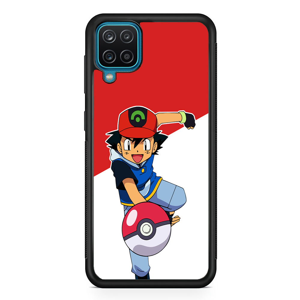 Ash Ketchum Pokeball Samsung Galaxy A12 Case