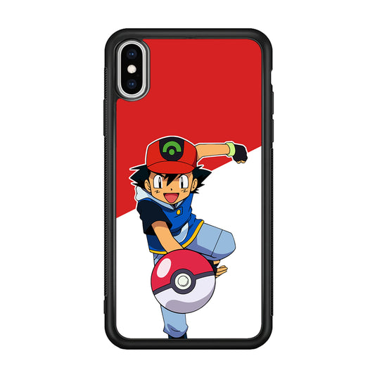 Ash Ketchum Pokeball iPhone XS Case