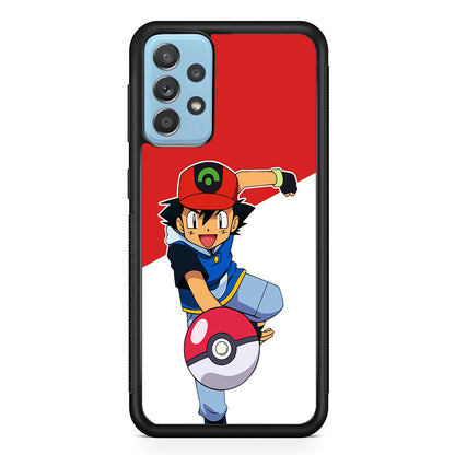 Ash Ketchum Pokeball Samsung Galaxy A52 Case