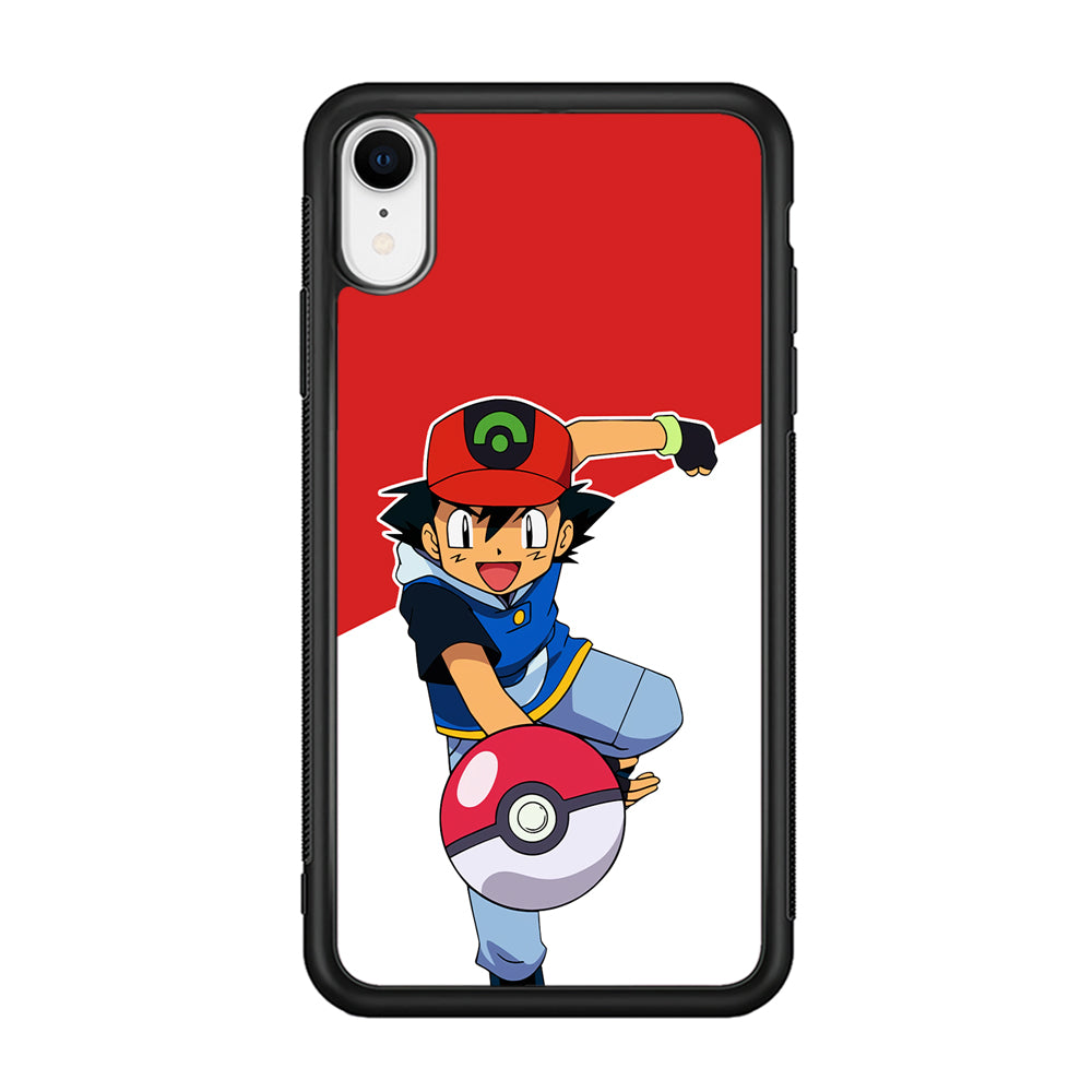 Ash Ketchum Pokeball iPhone XR Case