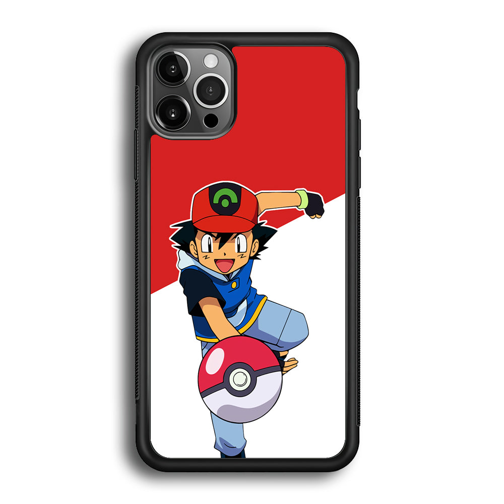 Ash Ketchum Pokeball iPhone 12 Pro Case