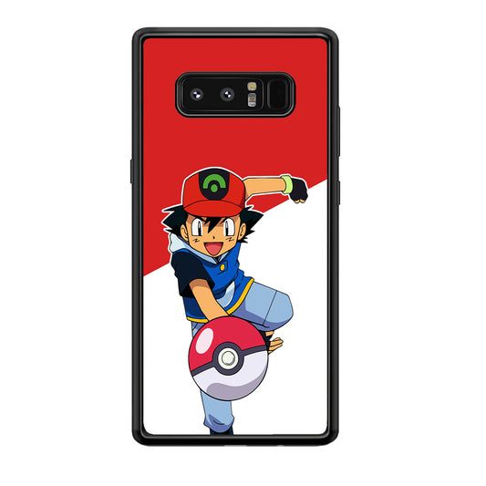 Ash Ketchum Pokeball Samsung Galaxy Note 8 Case