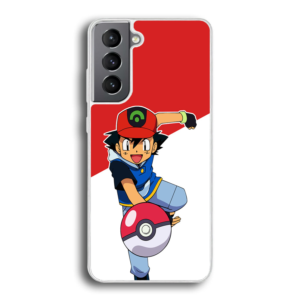 Ash Ketchum Pokeball Samsung Galaxy S21 Case