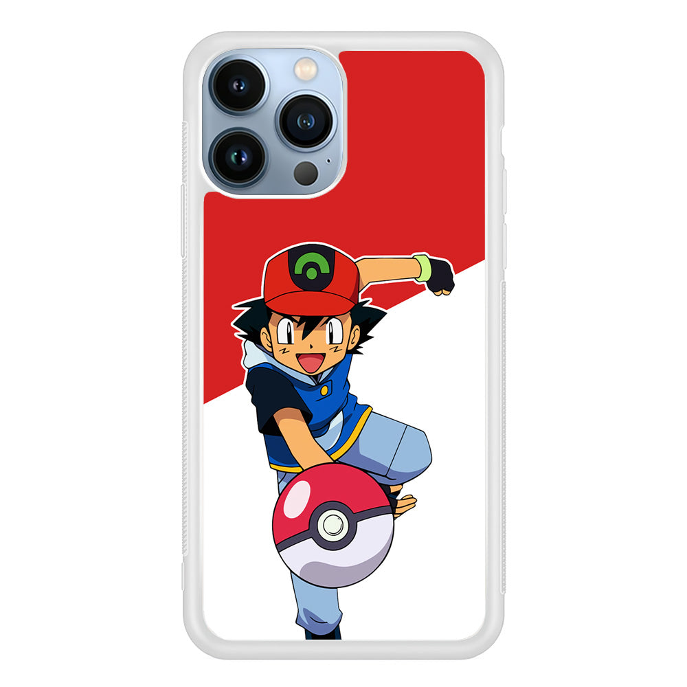 Ash Ketchum Pokeball iPhone 13 Pro Max Case