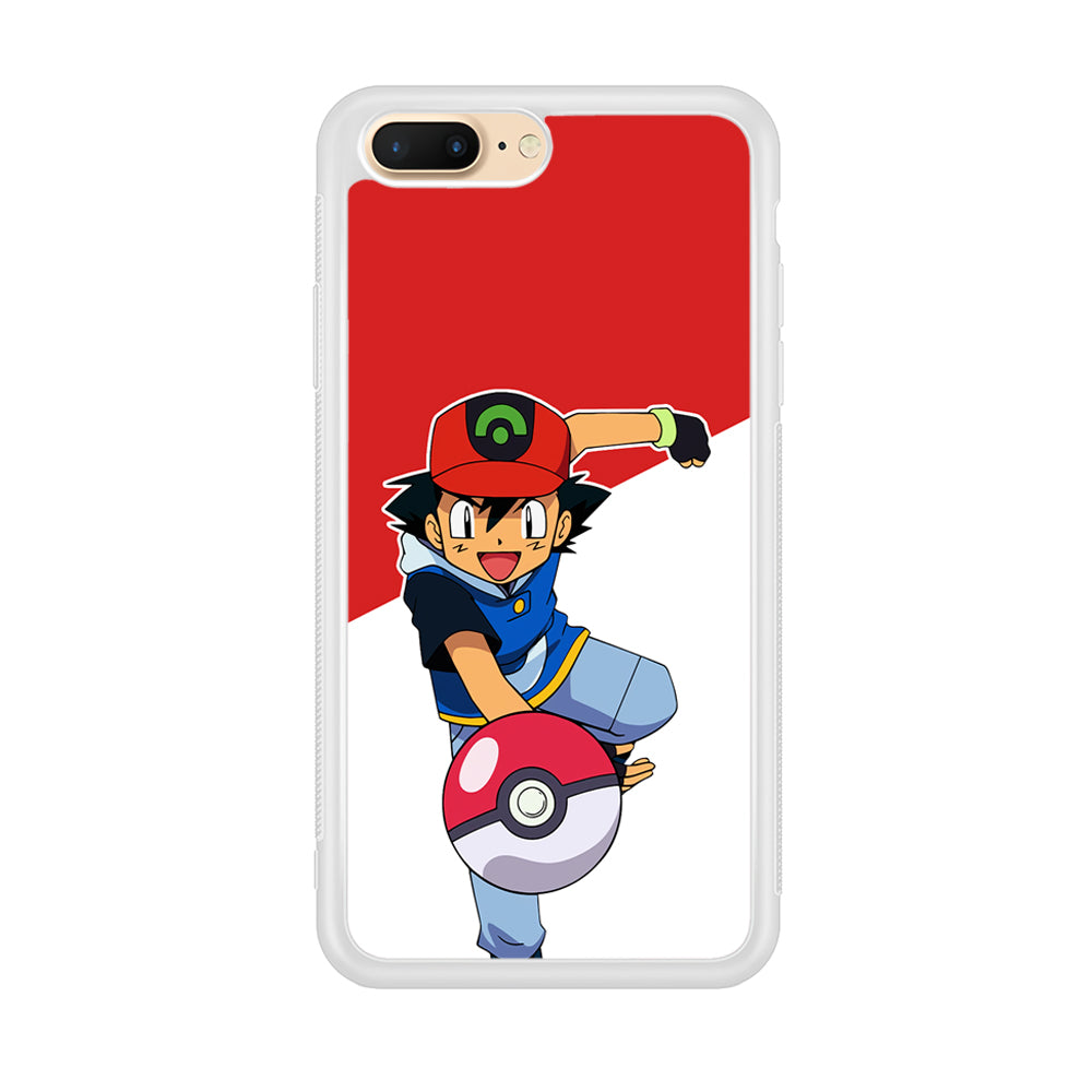 Ash Ketchum Pokeball iPhone 8 Plus Case