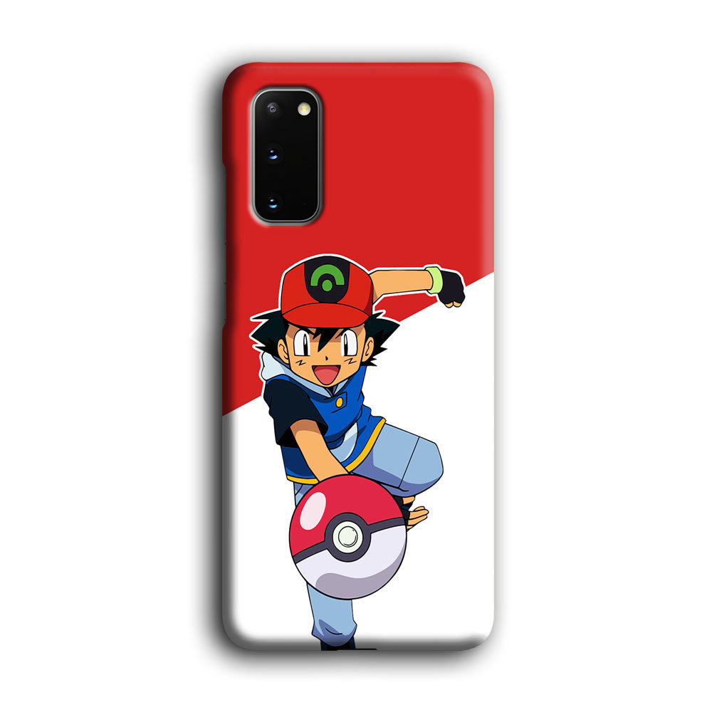 Ash Ketchum Pokeball Samsung Galaxy S20 Case