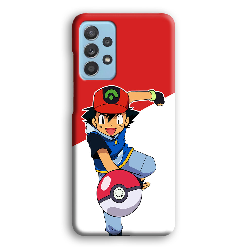 Ash Ketchum Pokeball Samsung Galaxy A52 Case