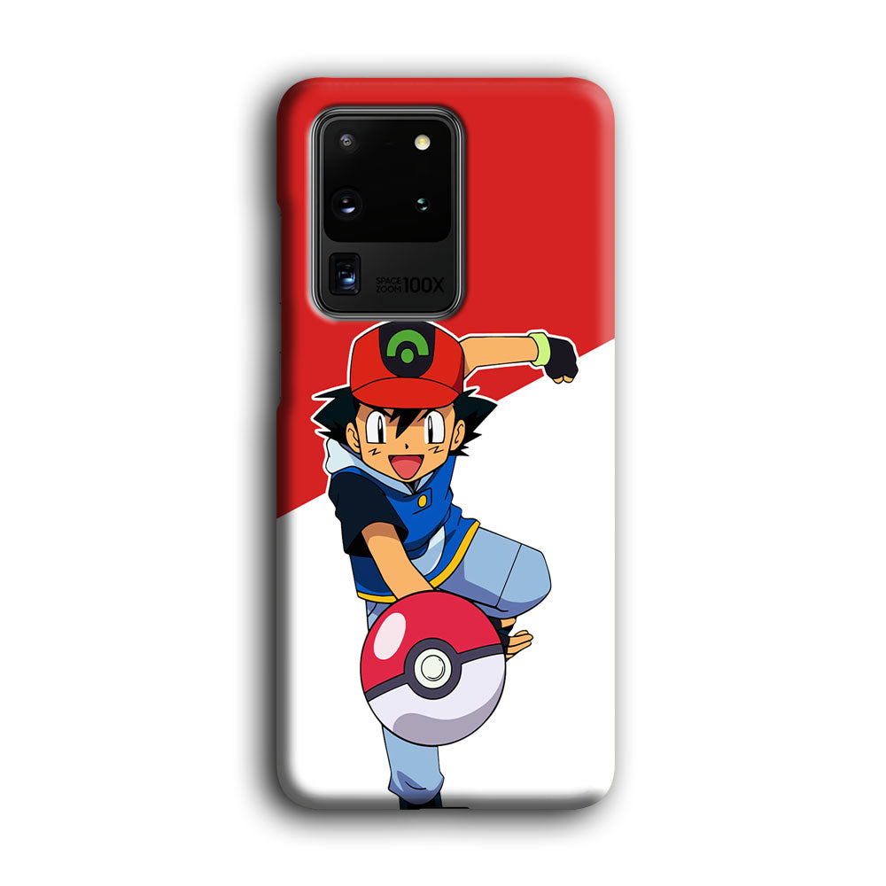 Ash Ketchum Pokeball Samsung Galaxy S20 Ultra Case