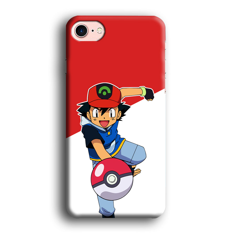Ash Ketchum Pokeball iPhone 7 Case