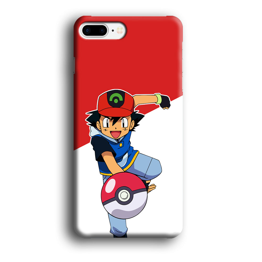 Ash Ketchum Pokeball iPhone 8 Plus Case