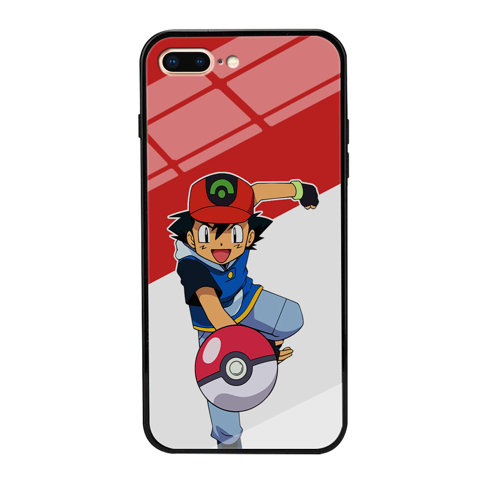 Ash Ketchum Pokeball iPhone 8 Plus Case