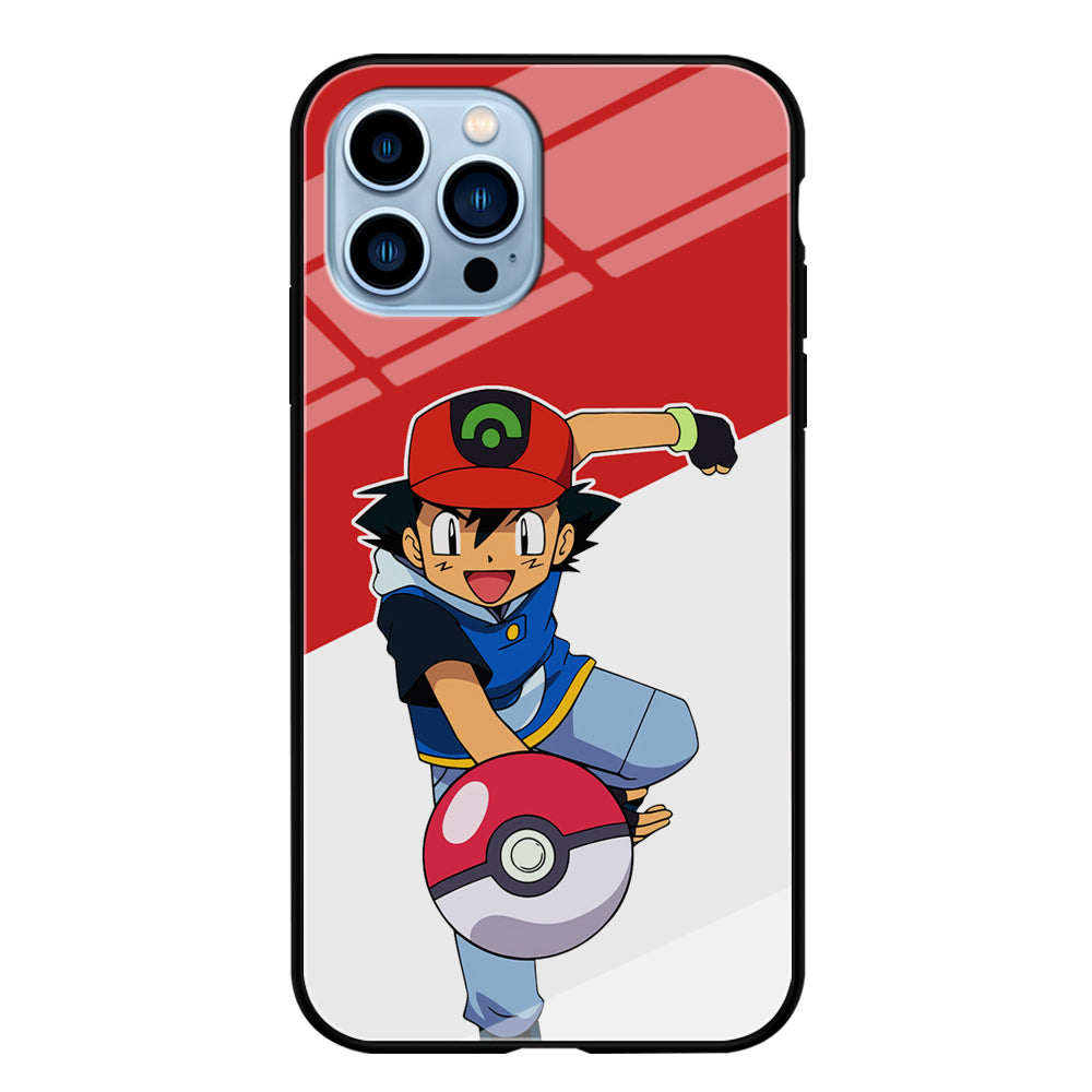 Ash Ketchum Pokeball iPhone 13 Pro Max Case