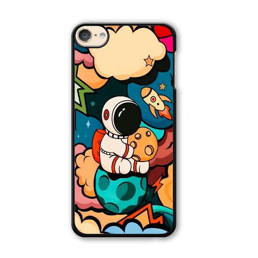 Astronaut Cute Art iPod Touch 6 Case - Ezzystore