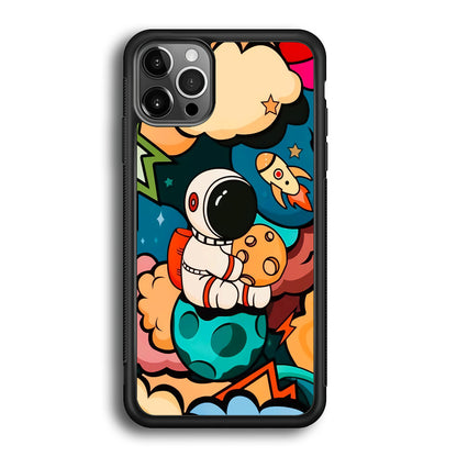 Astronaut Cute Art iPhone 12 Pro Max Case