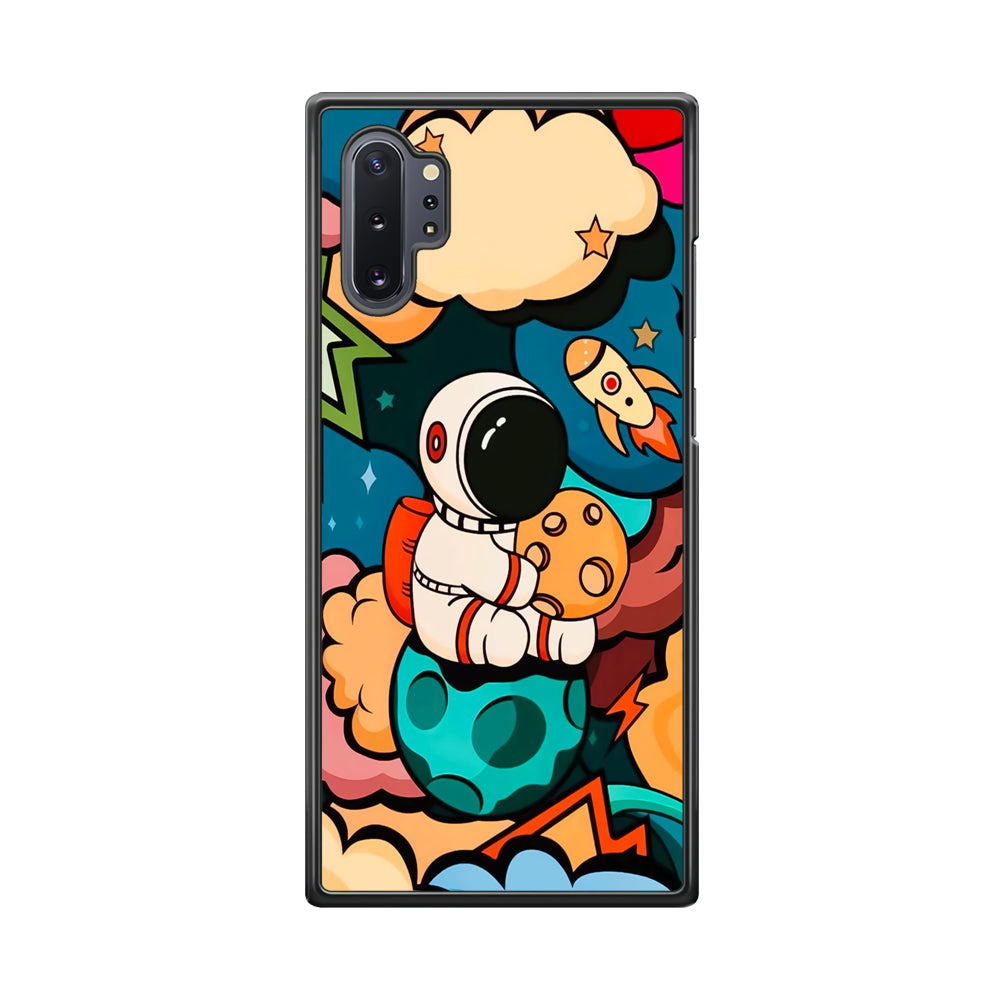 Astronaut Cute Art Samsung Galaxy Note 10 Plus Case