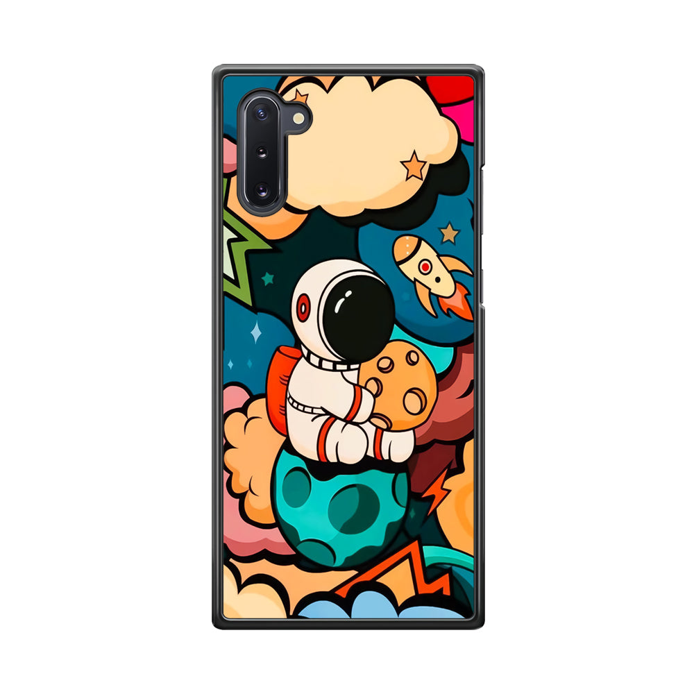 Astronaut Cute Art Samsung Galaxy Note 10 Case