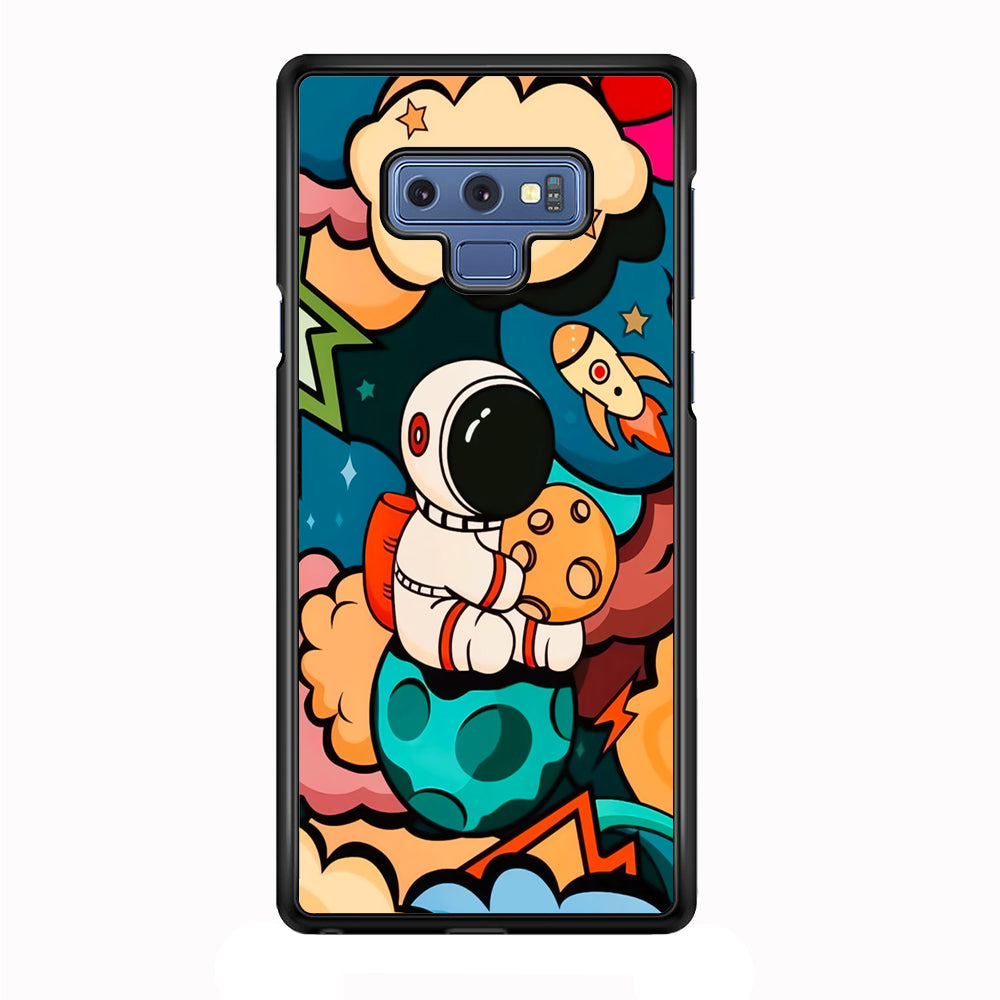 Astronaut Cute Art Samsung Galaxy Note 9 Case