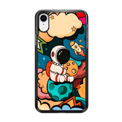 Astronaut Cute Art iPhone XR Case