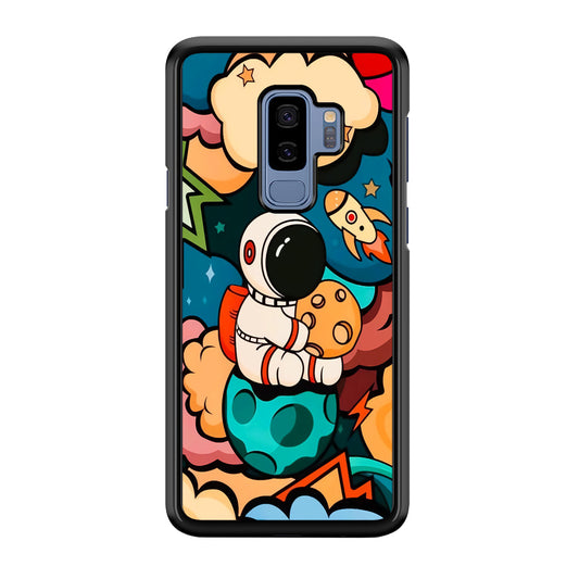 Astronaut Cute Art Samsung Galaxy S9 Plus Case