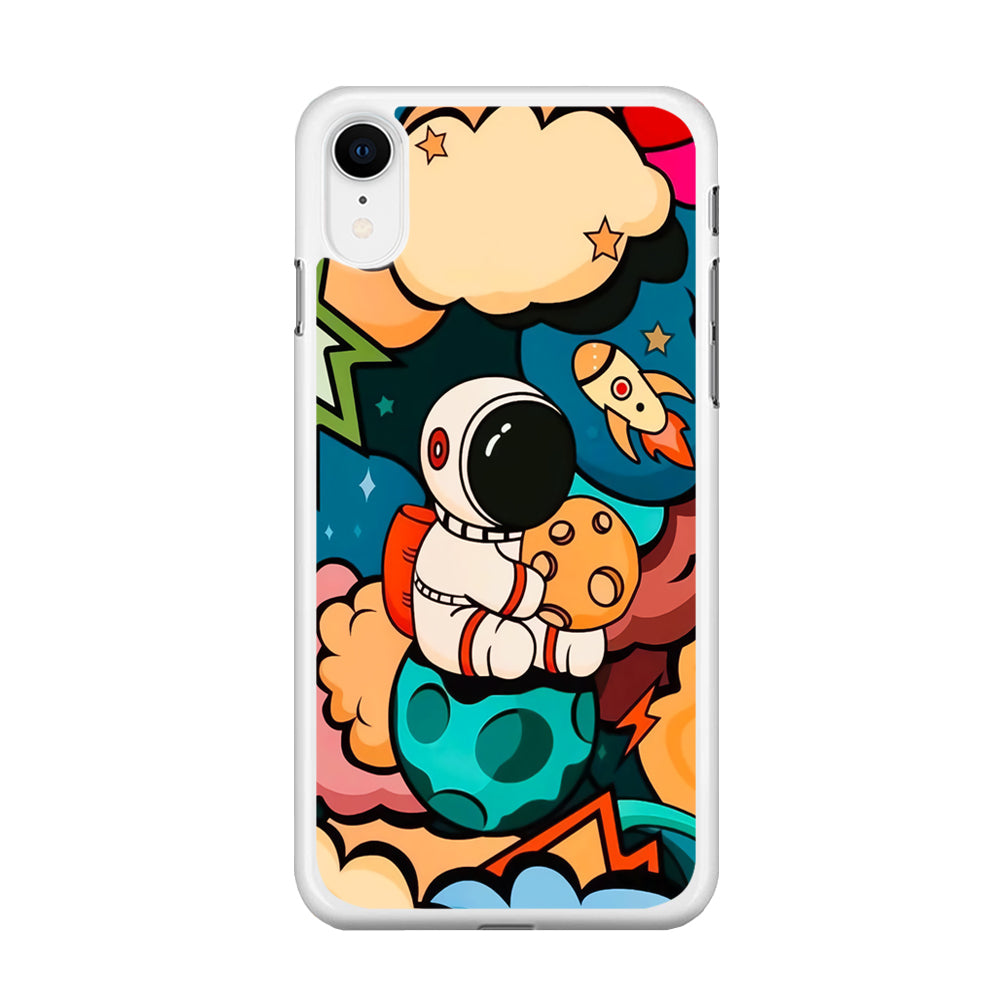 Astronaut Cute Art iPhone XR Case