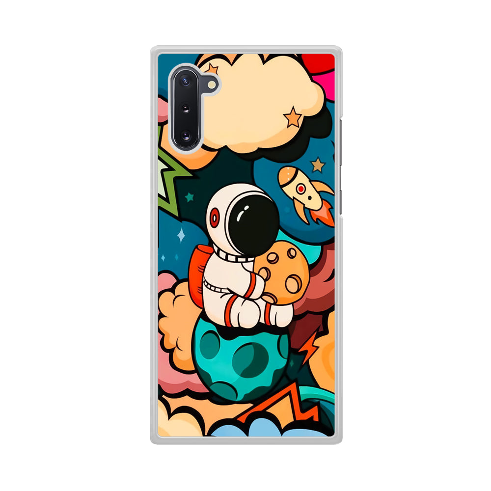 Astronaut Cute Art Samsung Galaxy Note 10 Case