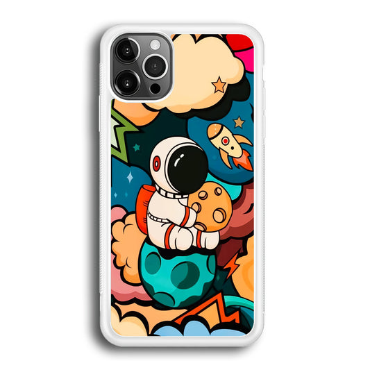 Astronaut Cute Art iPhone 12 Pro Max Case