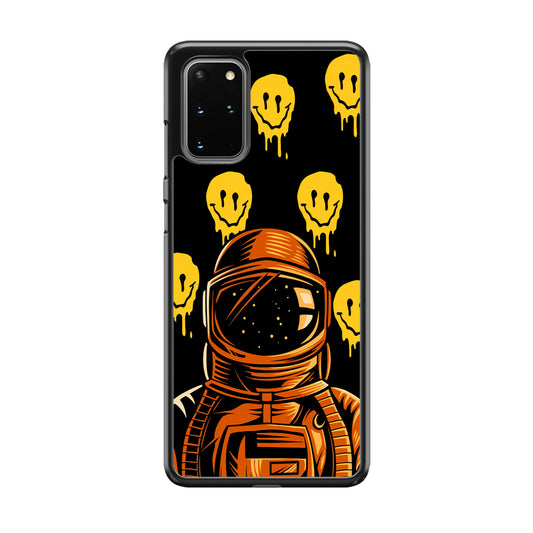 Astronaut Emoji Smile Samsung Galaxy S20 Plus Case