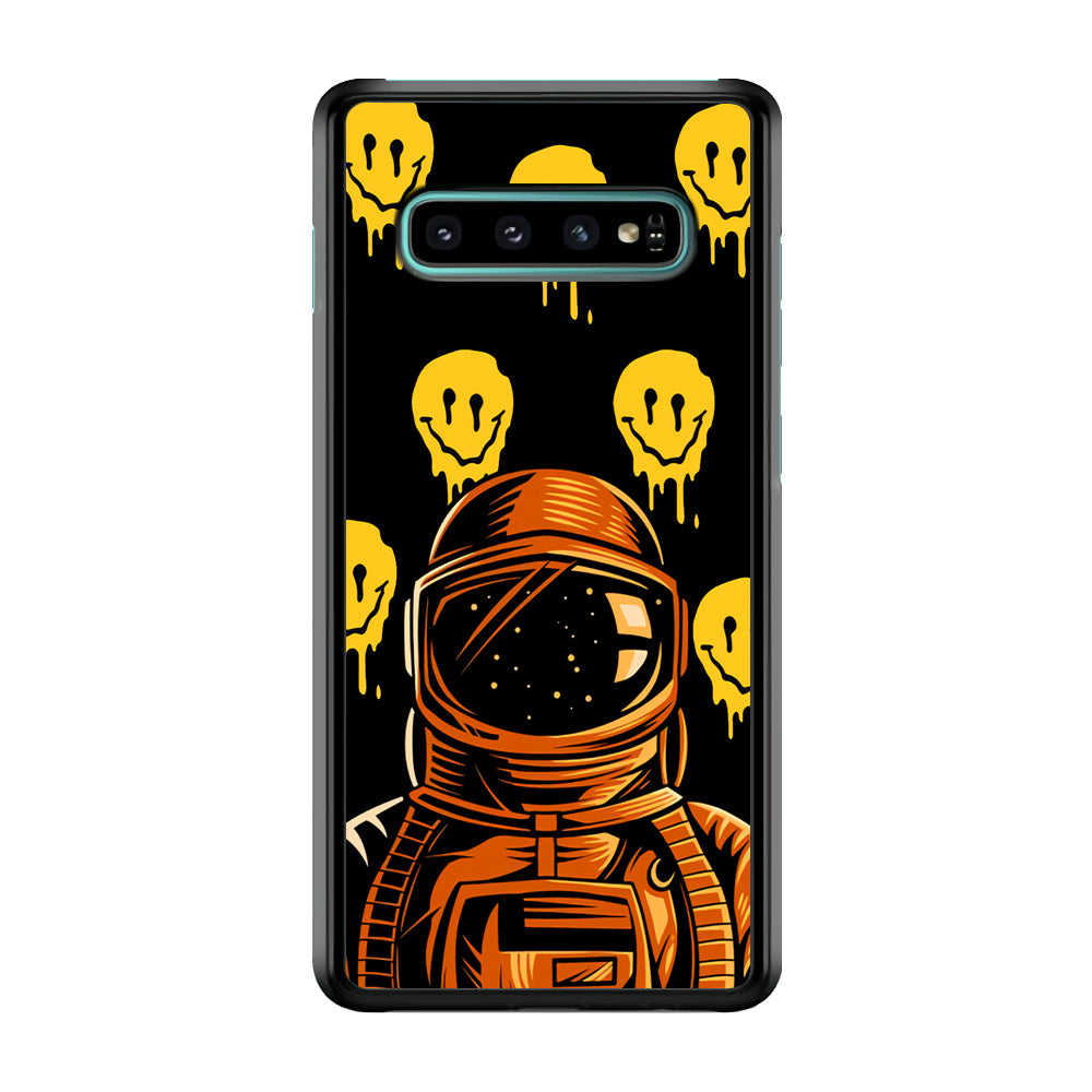 Astronaut Emoji Smile Samsung Galaxy S10 Plus Case